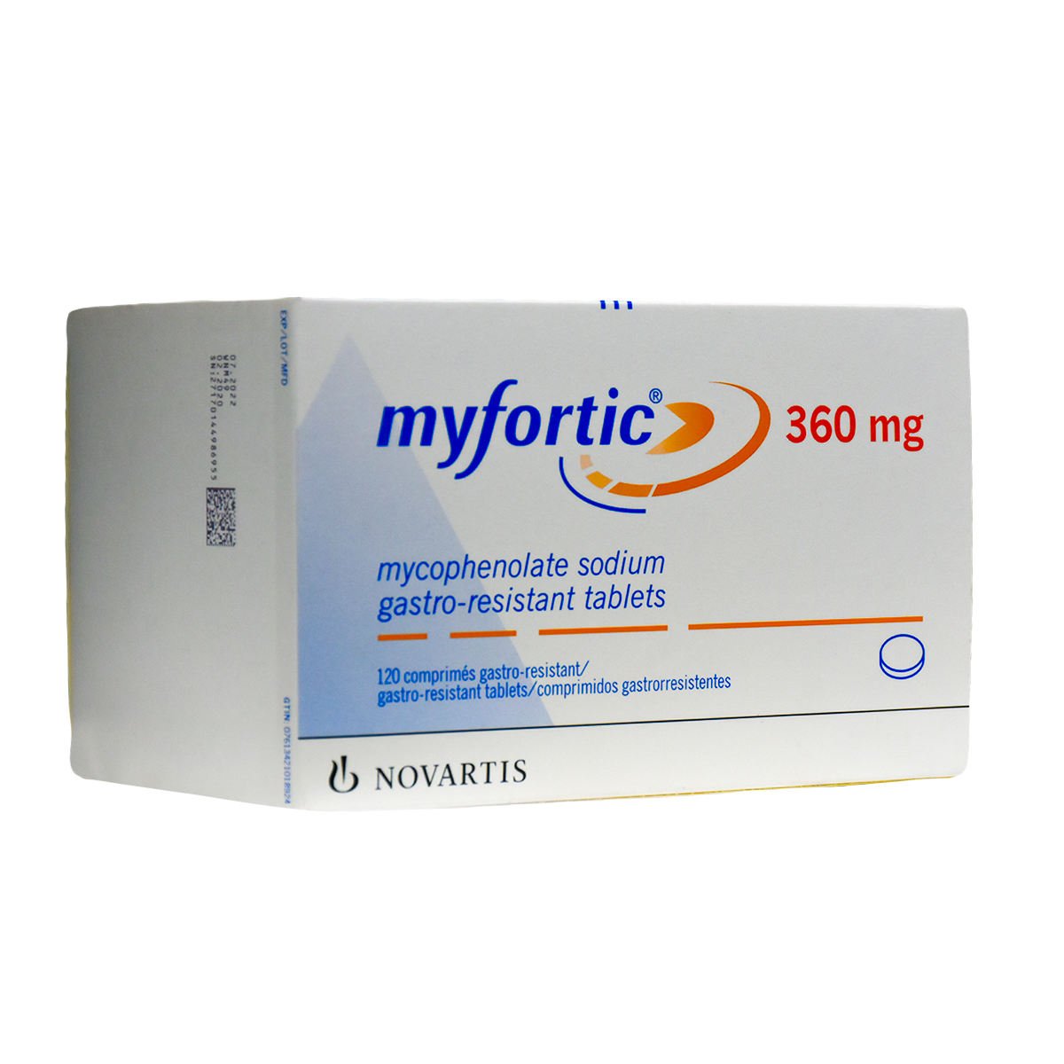 Myfortic 360mg 120 Tablets image number 0