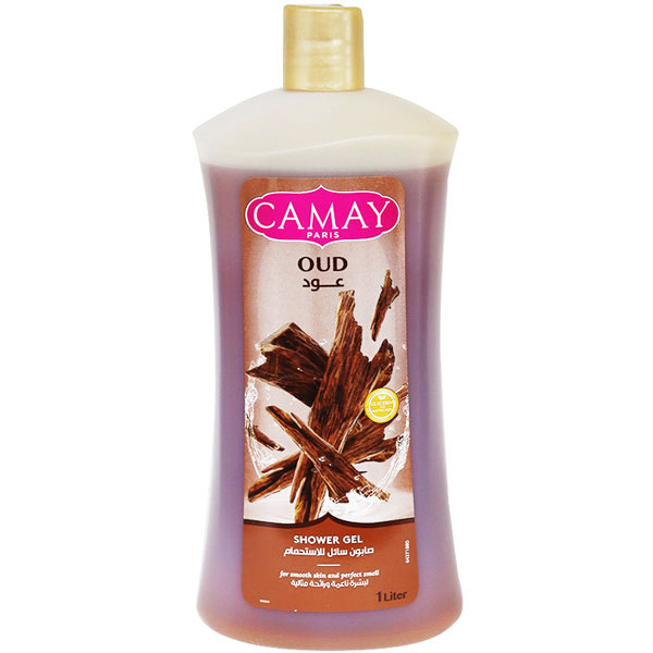Camay Oud Shower Gel 1 Liter image number 0