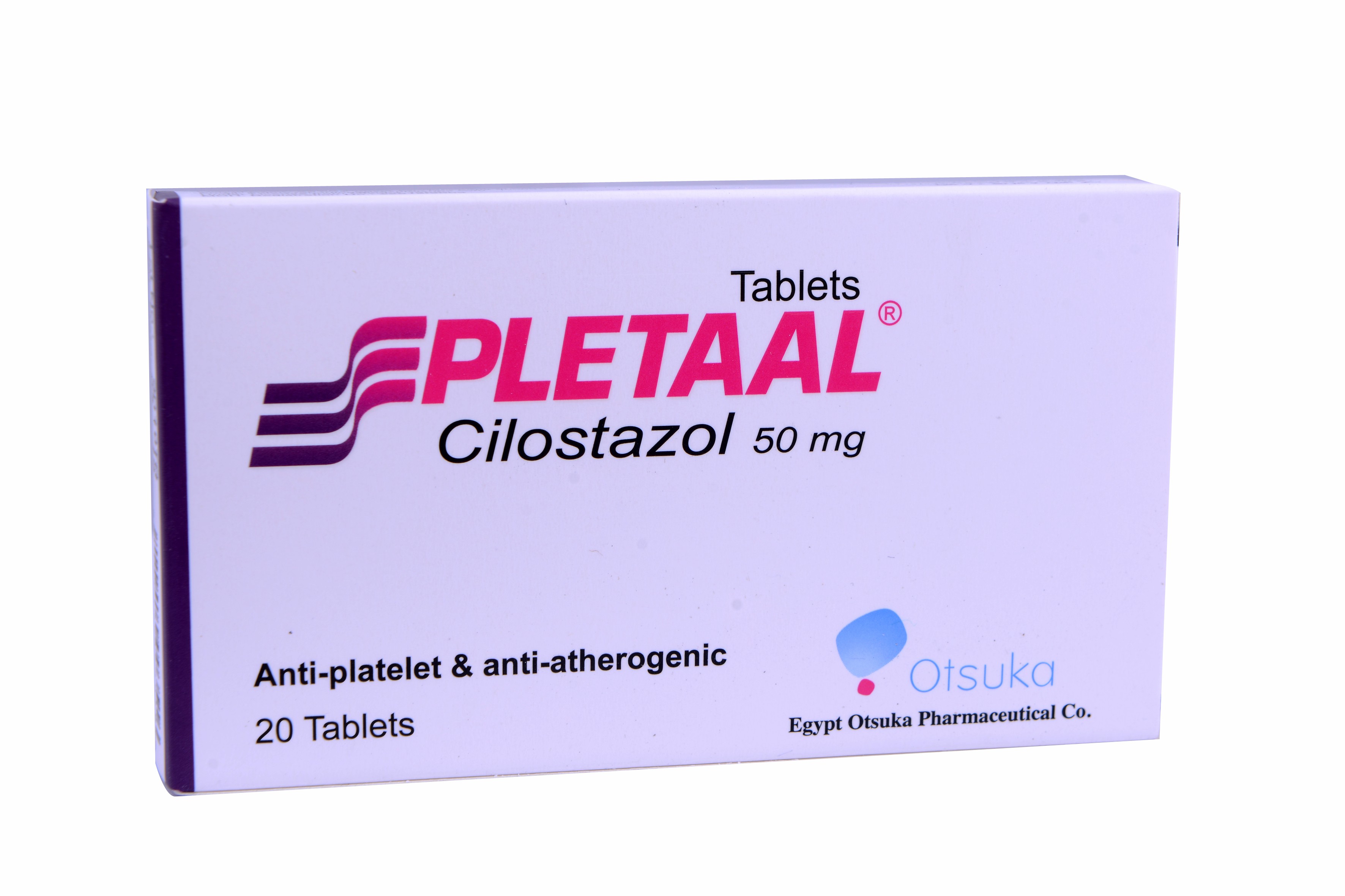 Pletaal 50mg 20 Tablets image number 0