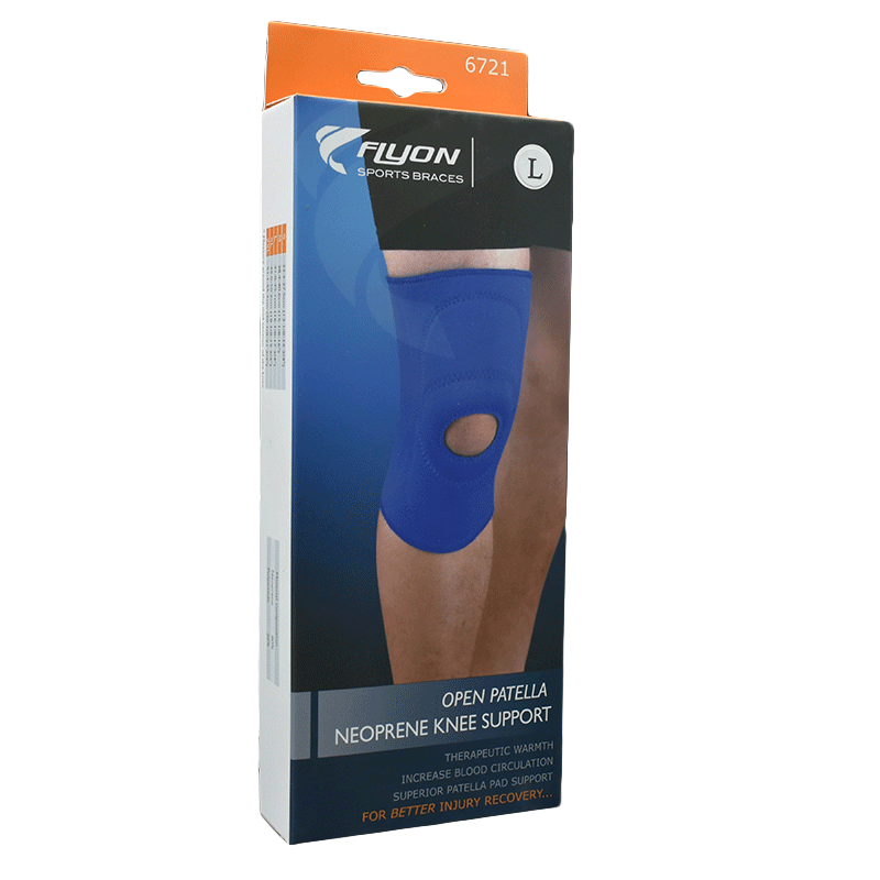 Flyon Neoprene Open Knee Support (Large) 6721 image number 0