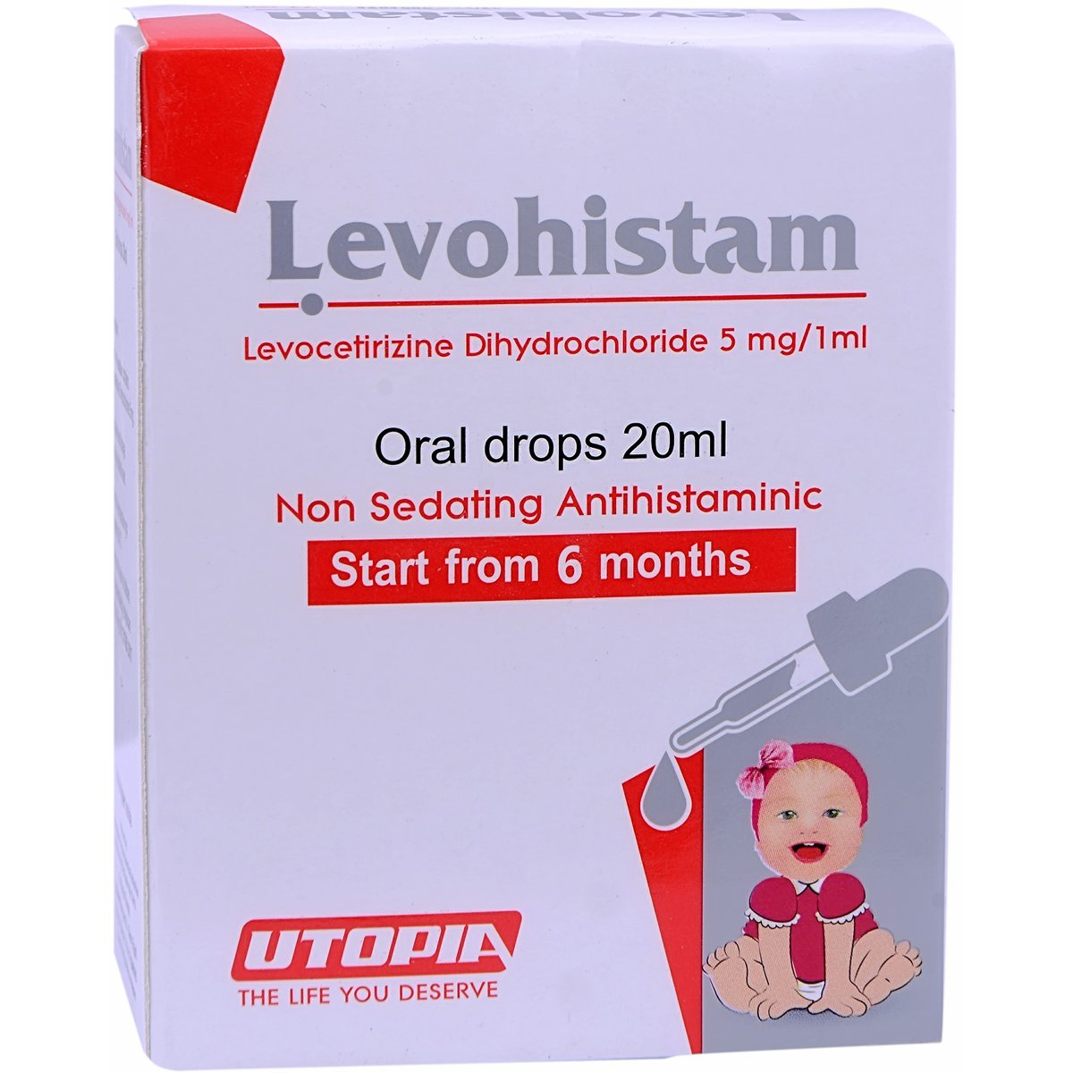 Levohistam 5Mg/ml 20ml Oral Drop image number 0