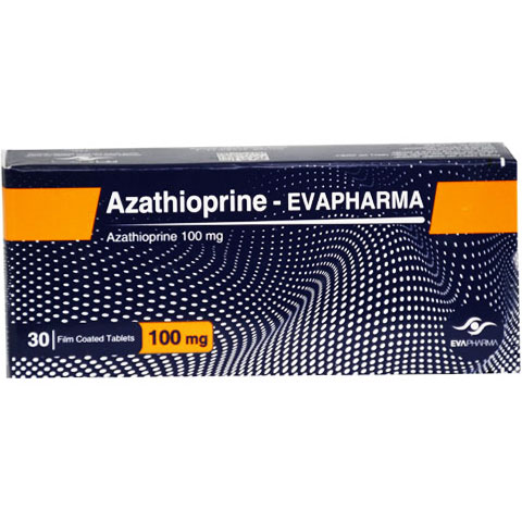 Azathioprine Evapharma 100mg 30 Film Coated Tablets image number 0
