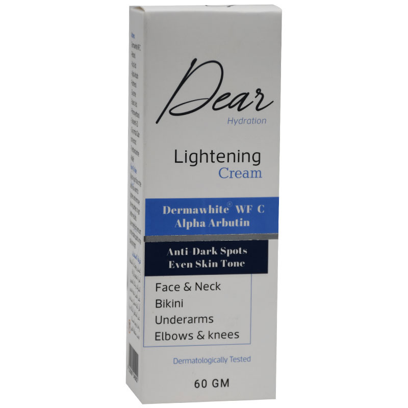 Dear Lightening Cream Anti Dark Spots For Face&Neck 60gm image number 0