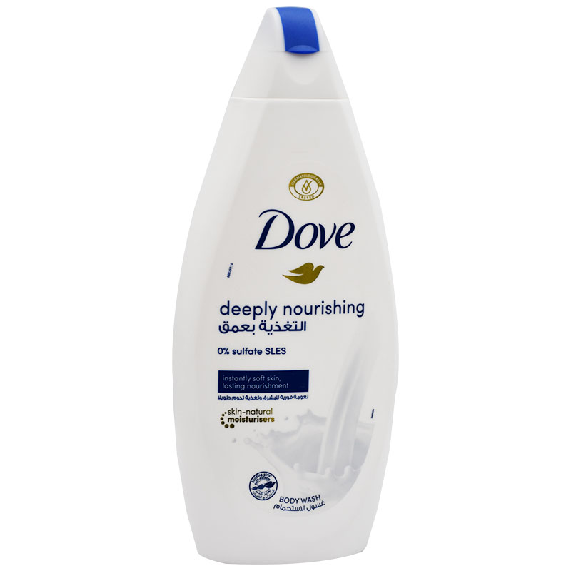 Dove Deeply Nourishing Body Wash 500ml image number 0