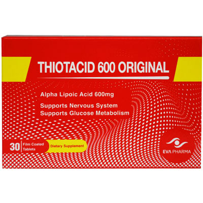 Thiotacid Original 600mg 30 Film Coated Tablet image number 0