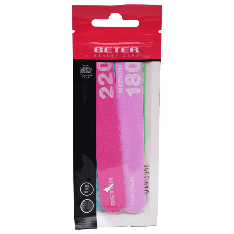Beter Fibreglass Nail Files 4 Pieces/05106 image number 0
