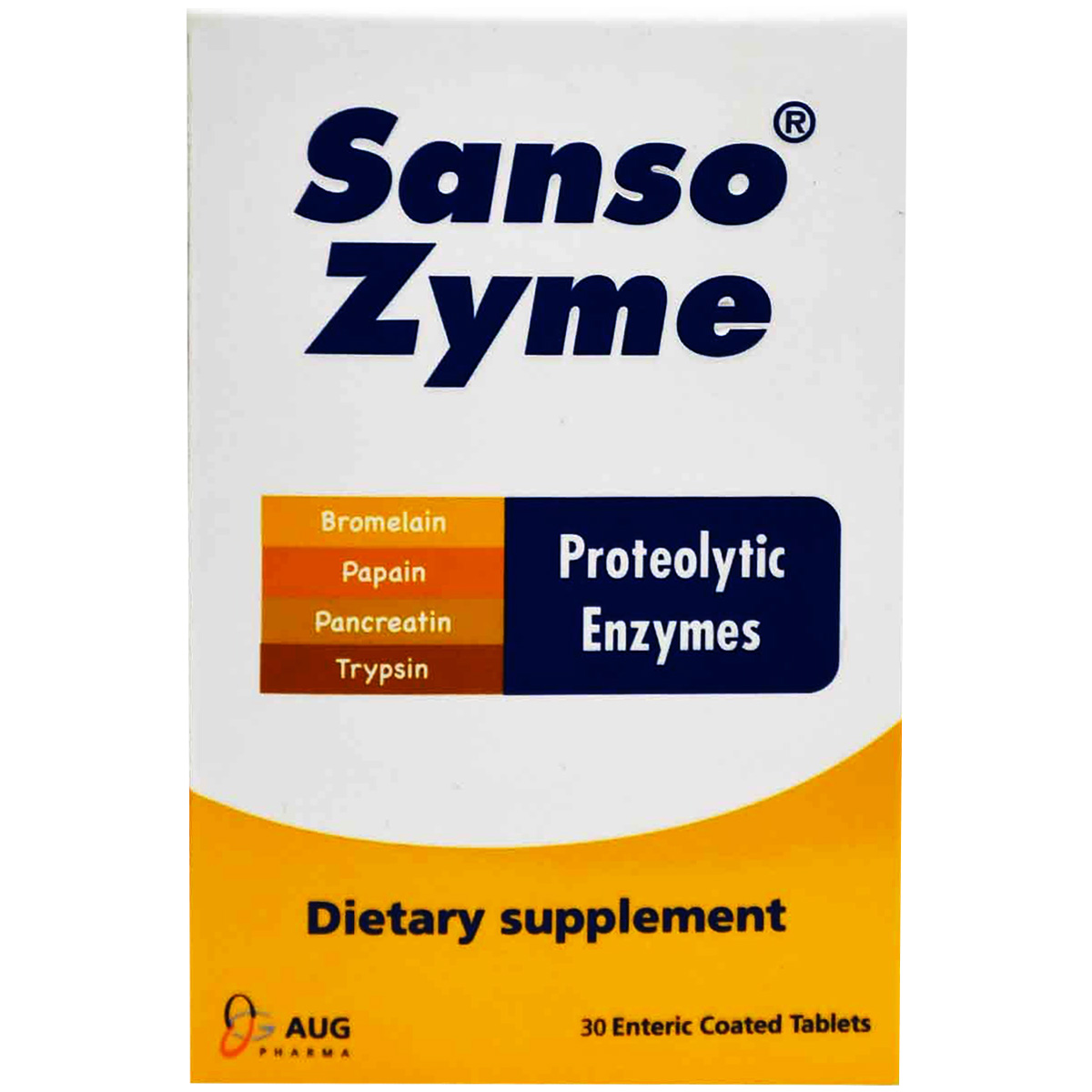 Sanso Zyme 30 Enteric Coated Tablets image number 0