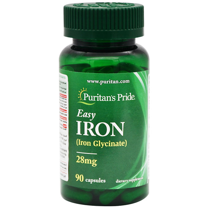 Puritan's Pride Easy Iron 28mg 90 Capsule image number 0