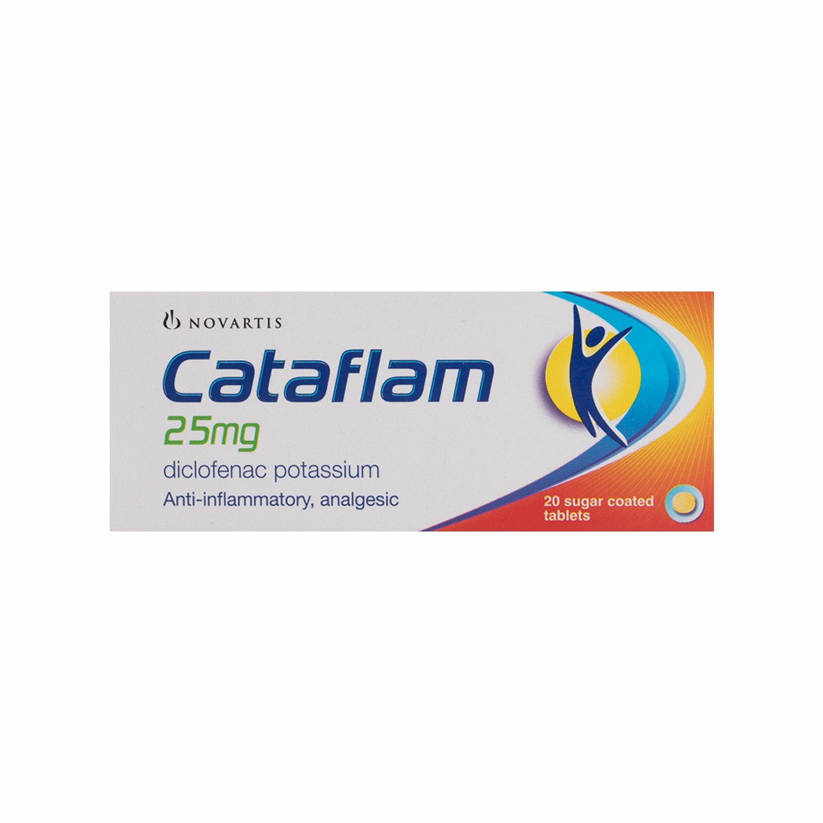Cataflam 25mg 20 Tablets image number 0