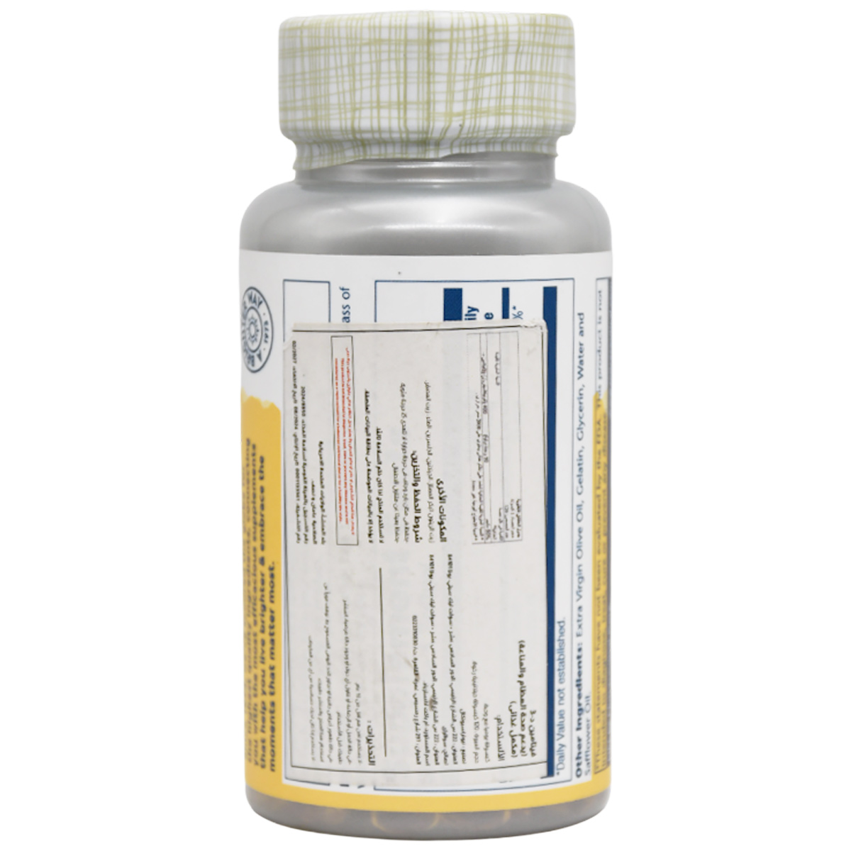 Solaray Vitamin D 3 10 mcg 120 SoftGels image number 1