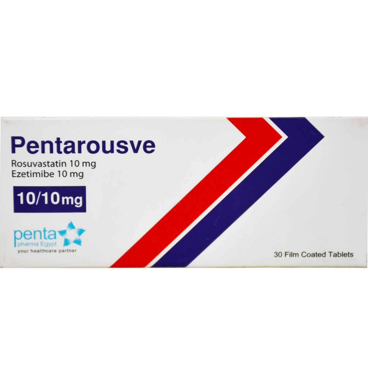 Pentarousve 10mg/10mg 30 Film Coated Tablets image number 0