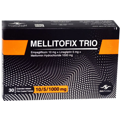 Mellitofix Trio 10/5/1000mg 30 Tablets image number 0