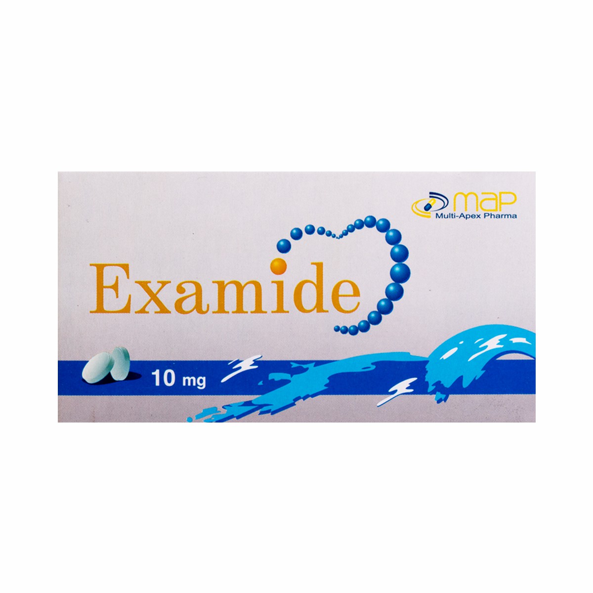 Examide 10mg 30 Tablets image number 0