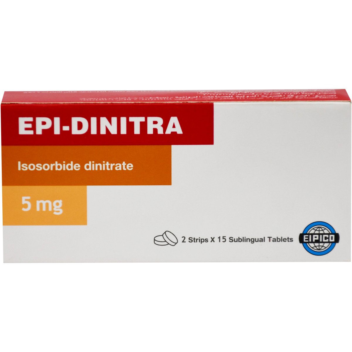 Epi Dinitra 5mg 30 Sublingual Tablets image number 0