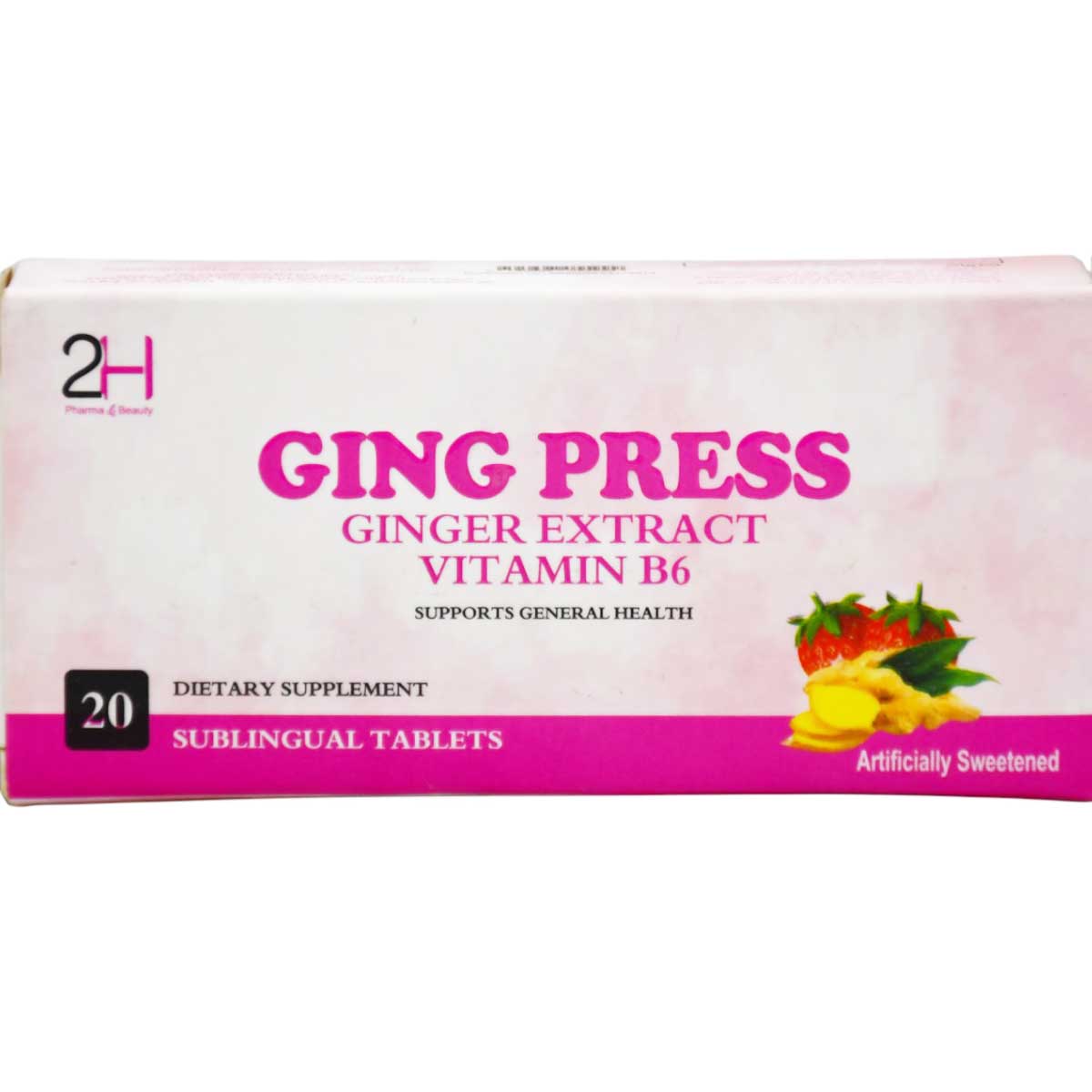 Ging Press 20 Sublingual Tablets image number 0