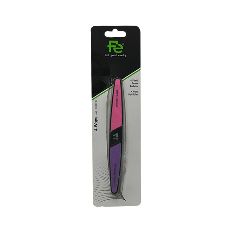 Fe Colored 4 Ways Cube Nail Buffer/047 image number 0