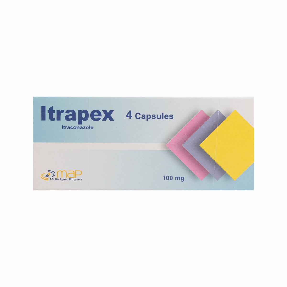 Itrapex 100mg 4 Capsules image number 0