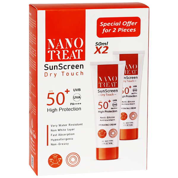 Nanotreat Sunscreen Deep Touch SPF(50+) Cream 2 x 50ml (Offer Pack) image number 0