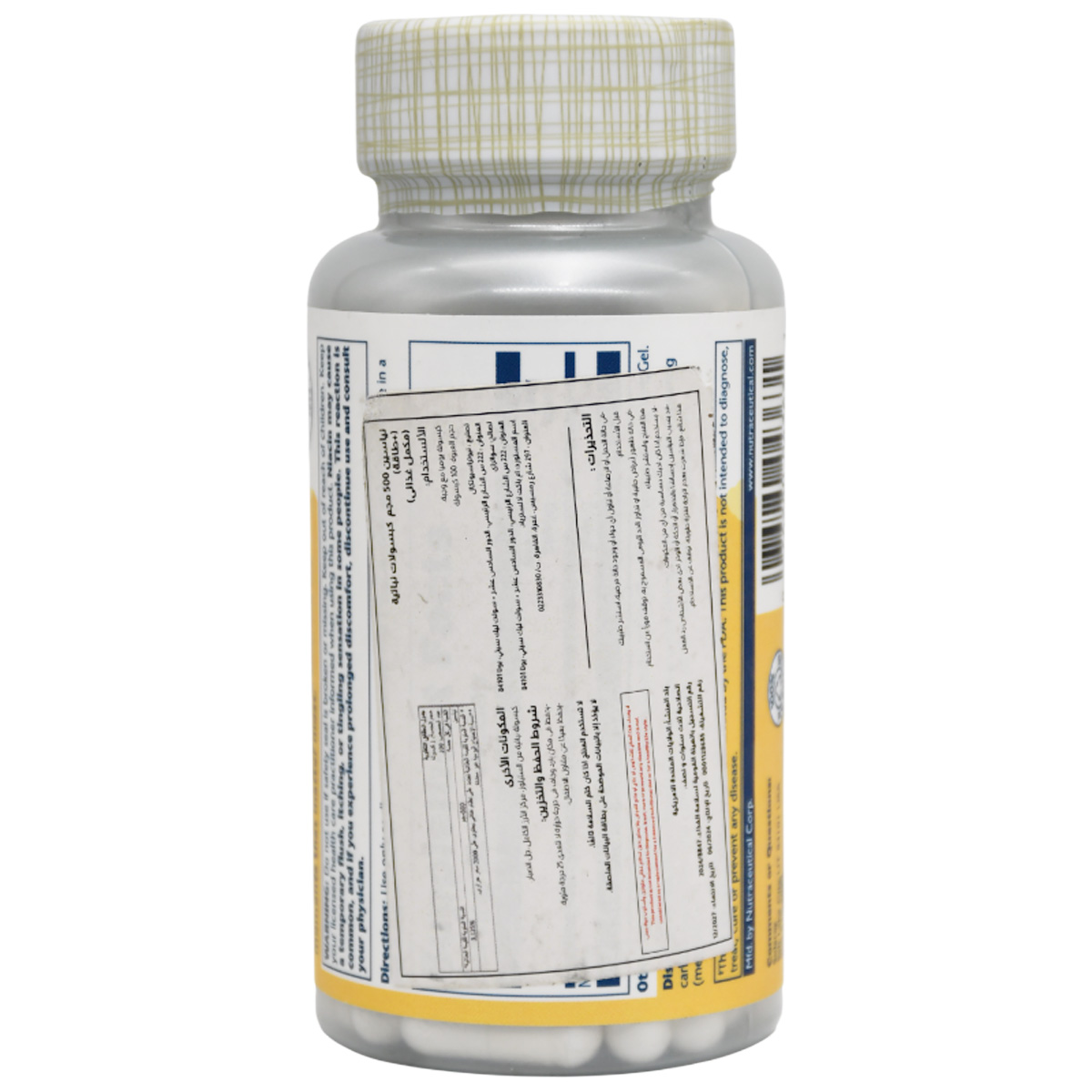Solaray Niacin 500 mg 100 Vegcaps image number 1