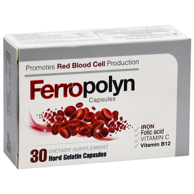 Ferropolyn 30 Hard Gelatin Capsules image number 0