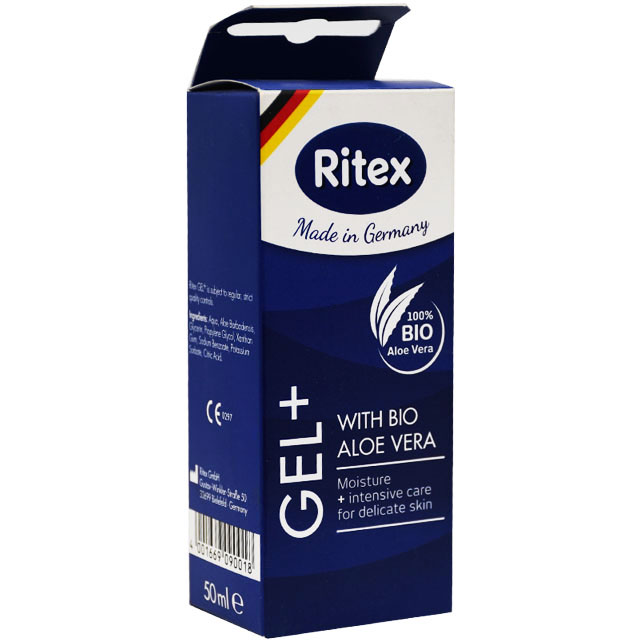 Ritex Gel+ Bio Aloe Vera Lubricant Gel 50ml image number 0