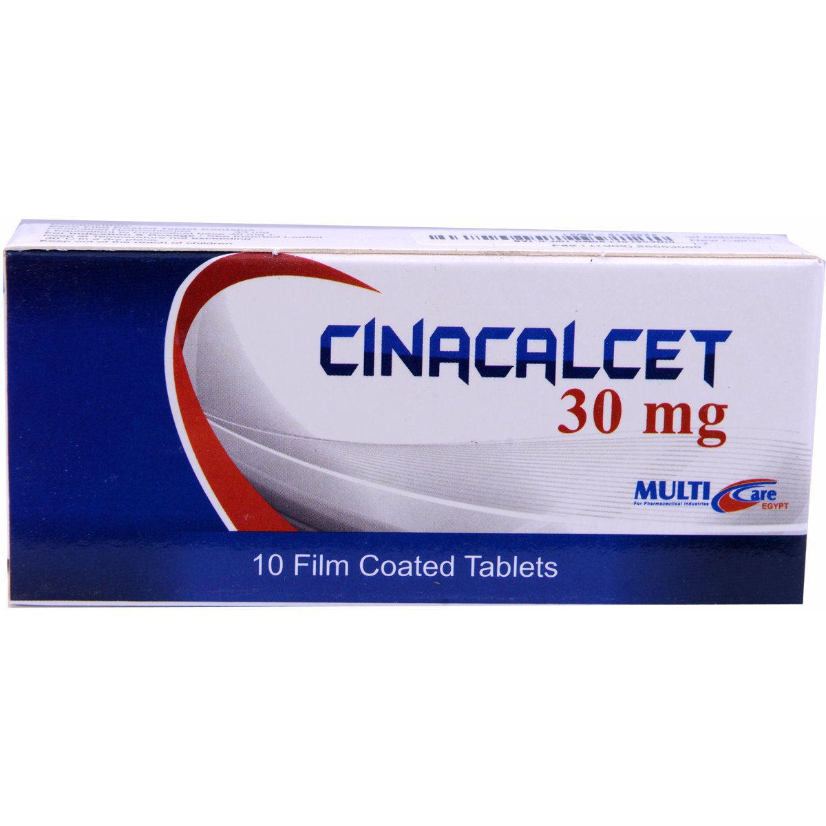 Cinacalcet 30mg 10 Film Coated Tablets image number 0