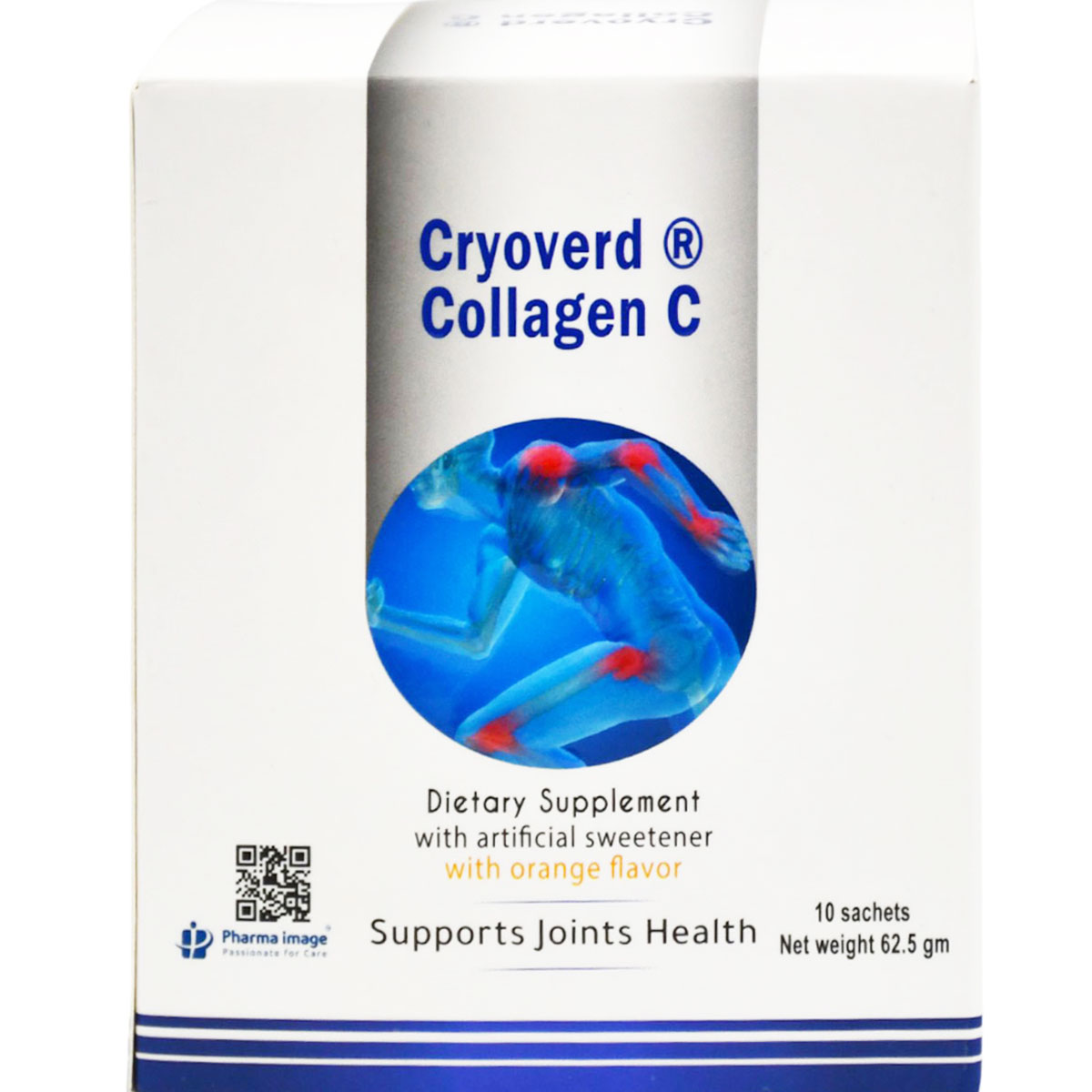 Cryoverd Collagen C Orange Flavor 10 Sachets image number 0