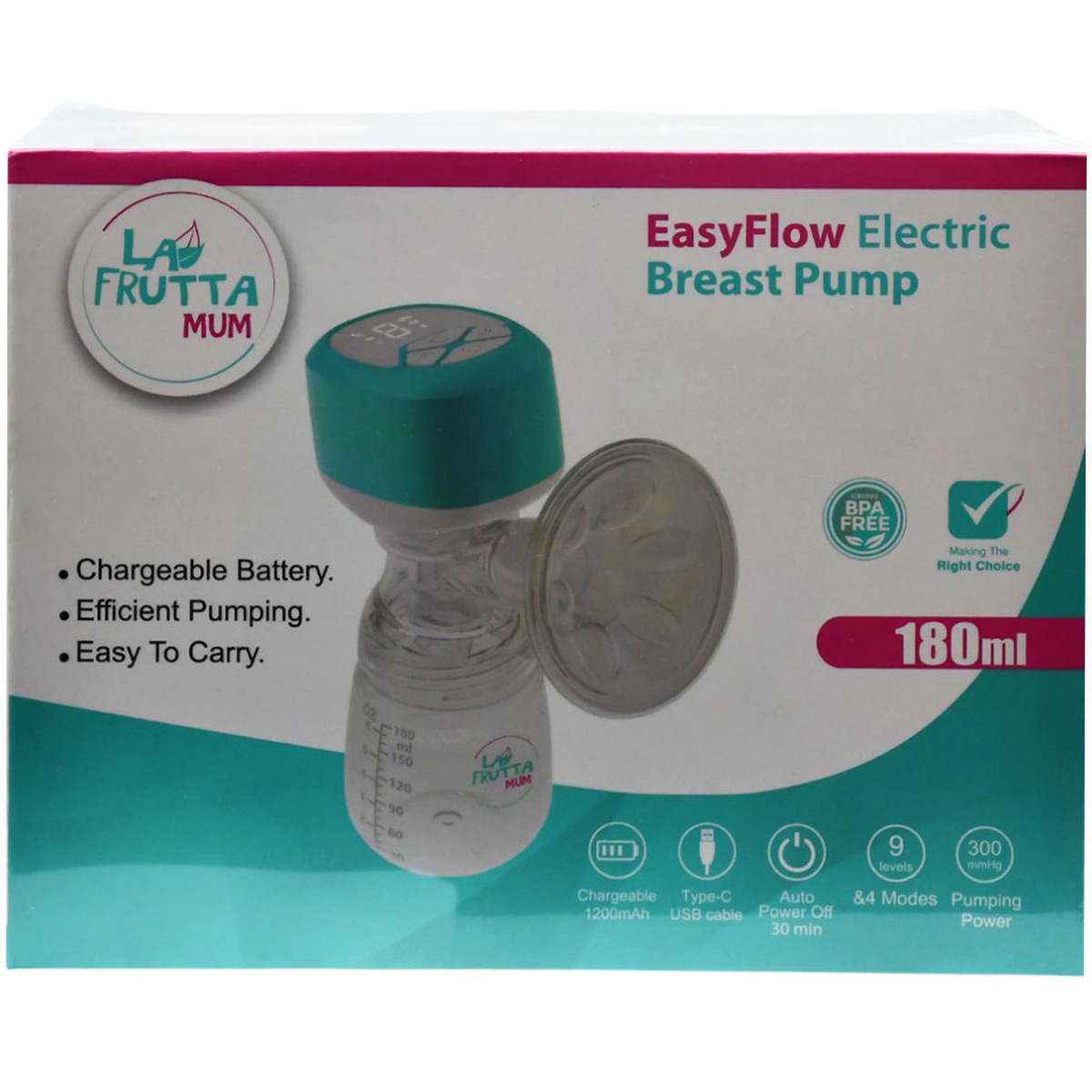 La Frutta Easy Flow Electric Breast Pump 180 ml/25200 image number 0