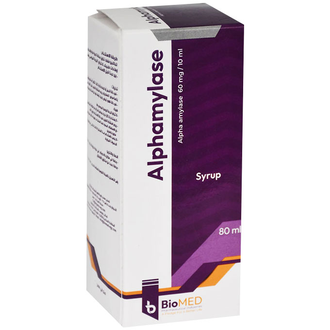 Alphamylase 60mg/10ml Syrup 80ml image number 0