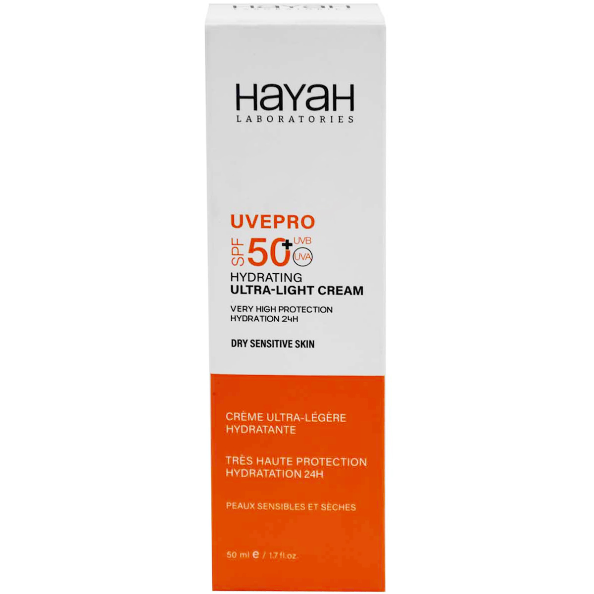 Hayah Uvepro SPF(50+) Hydrating Ultra Light Cream 50 ml image number 0