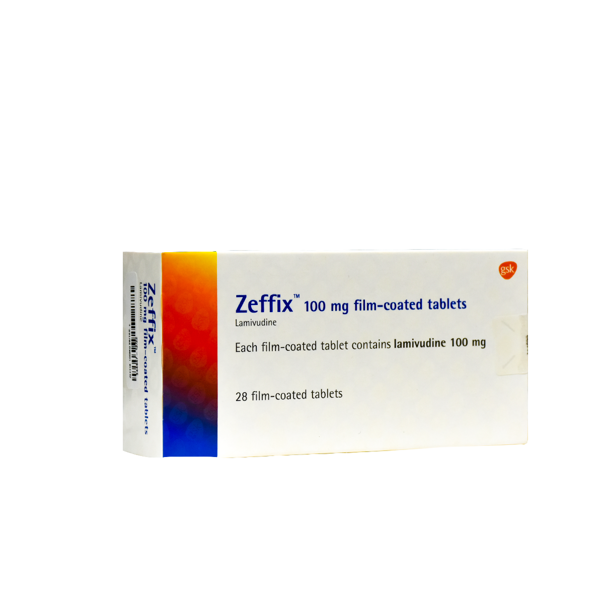 Zeffix 100mg 28 Tablets image number 0