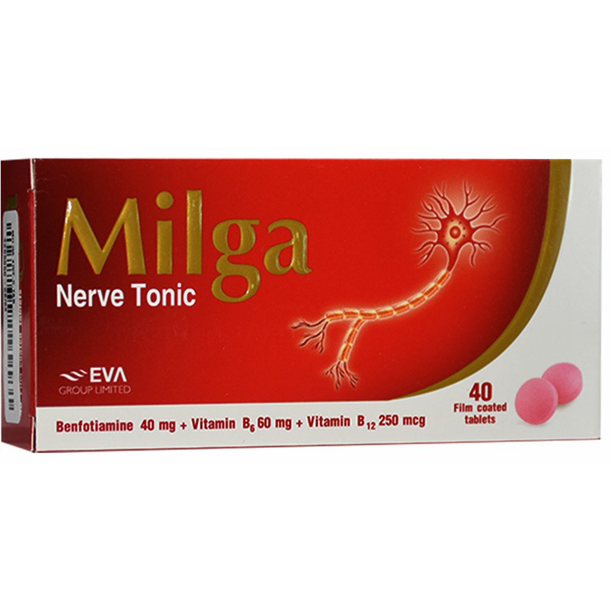 Milga 40 Film Coated Tablets image number 0