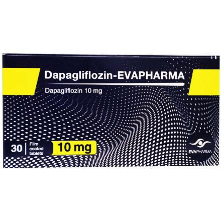 Dapagliflozin Evapharma 10mg 30 Tablets image number 0