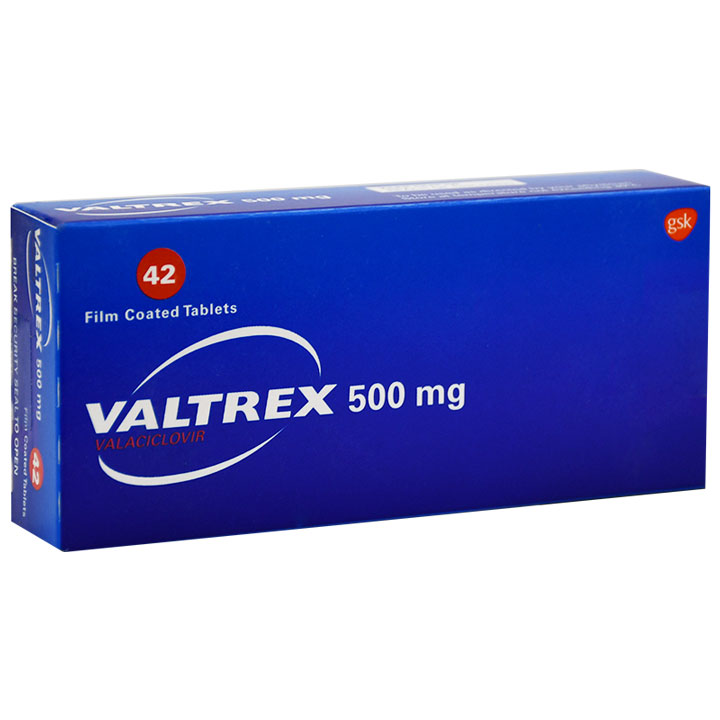 Valtrex 500mg 42 Tablets image number 0