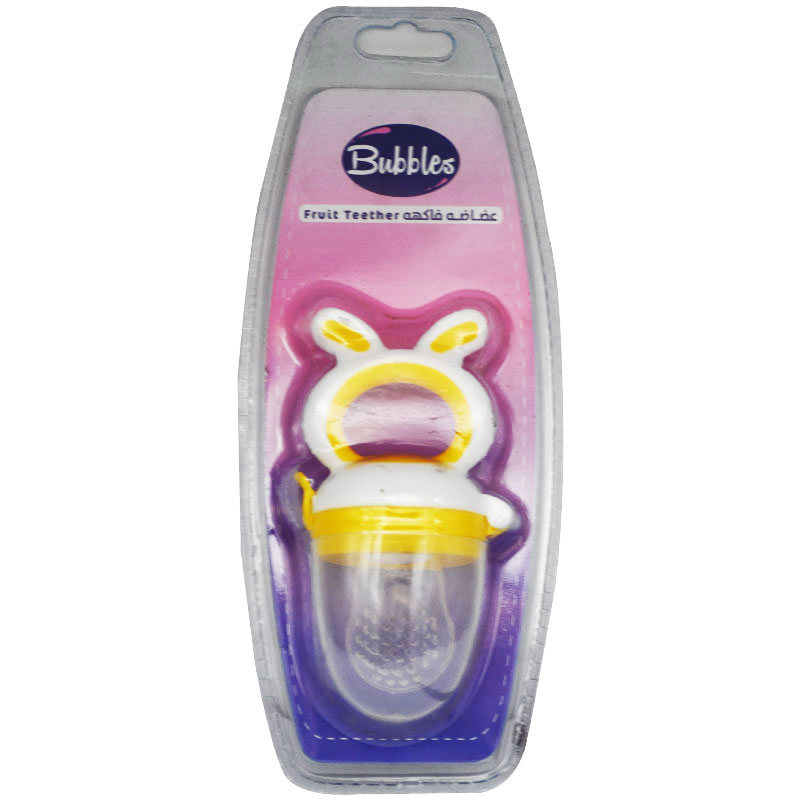 Bubbles Fruit Teether Yellow image number 0