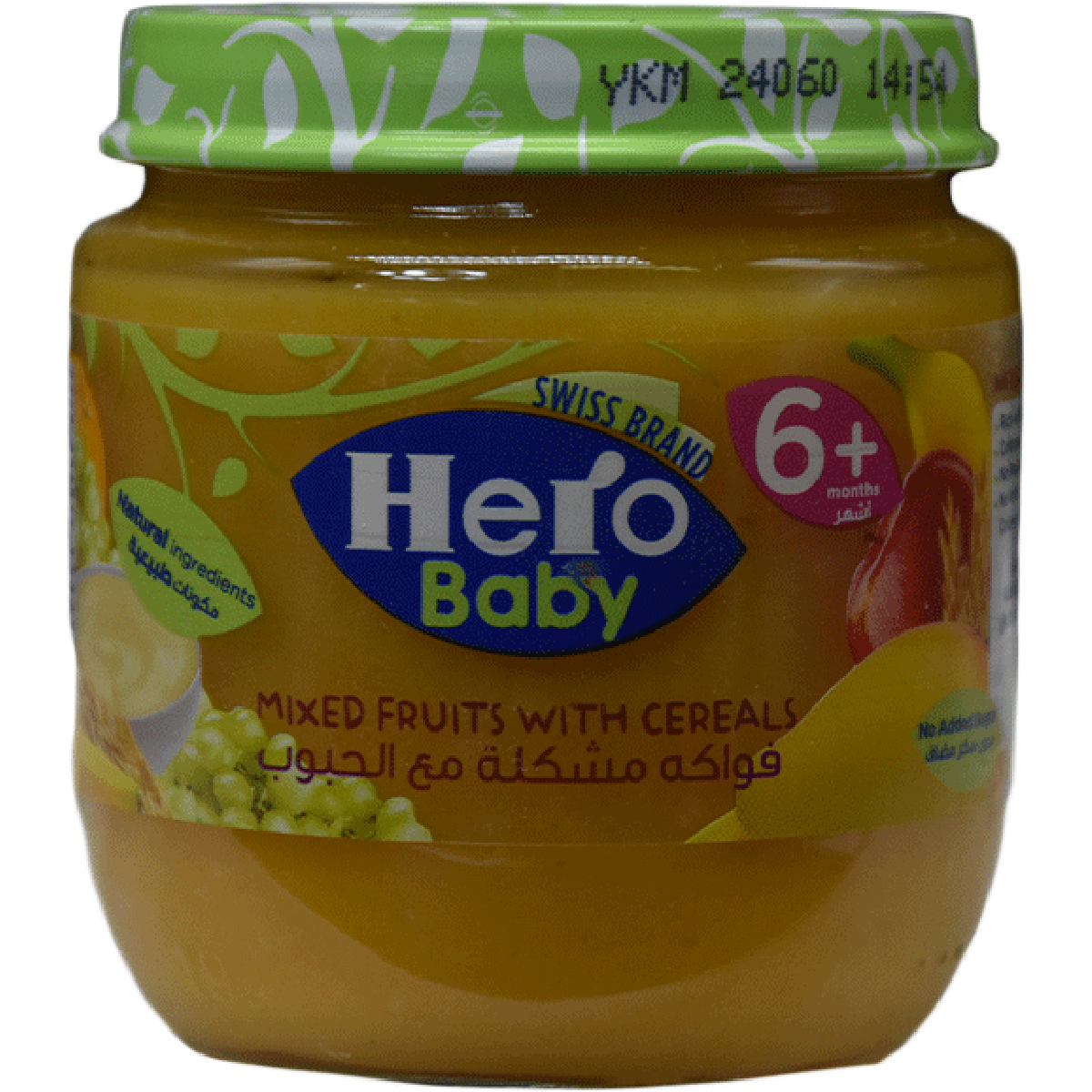 Hero Baby Mixed Fruit with Cereal6M130/125gm image number 0