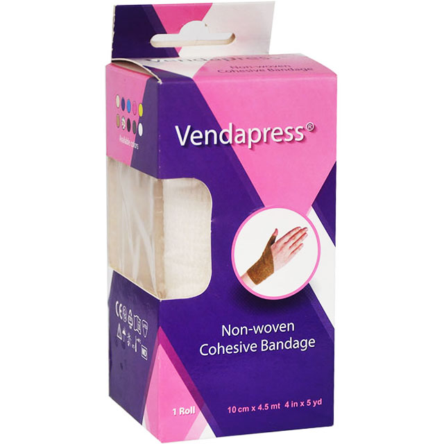Vendapress Cohesive Bandage 10 Cm x 4.5 meter (White) image number 0
