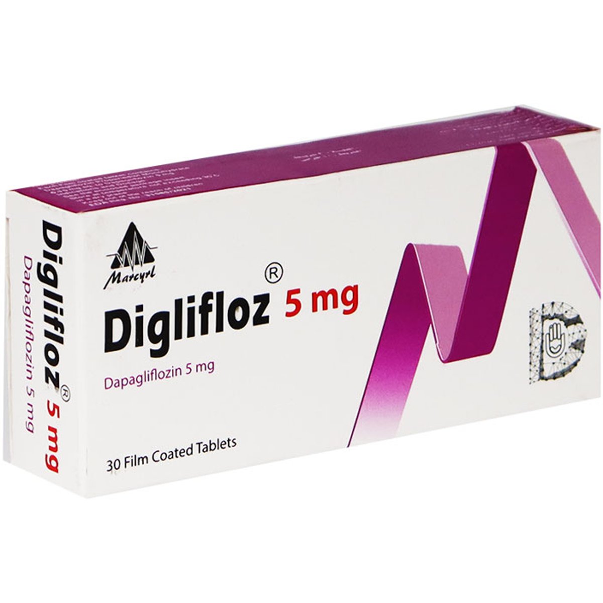 Diglifloz 5mg 30 Film Coated Tablet image number 0