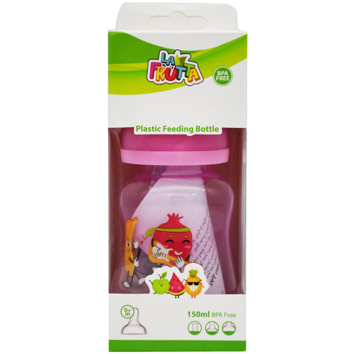 La Frutta Plastic Feeding Bottle (0+ Month) 150ml/22046 image number 0