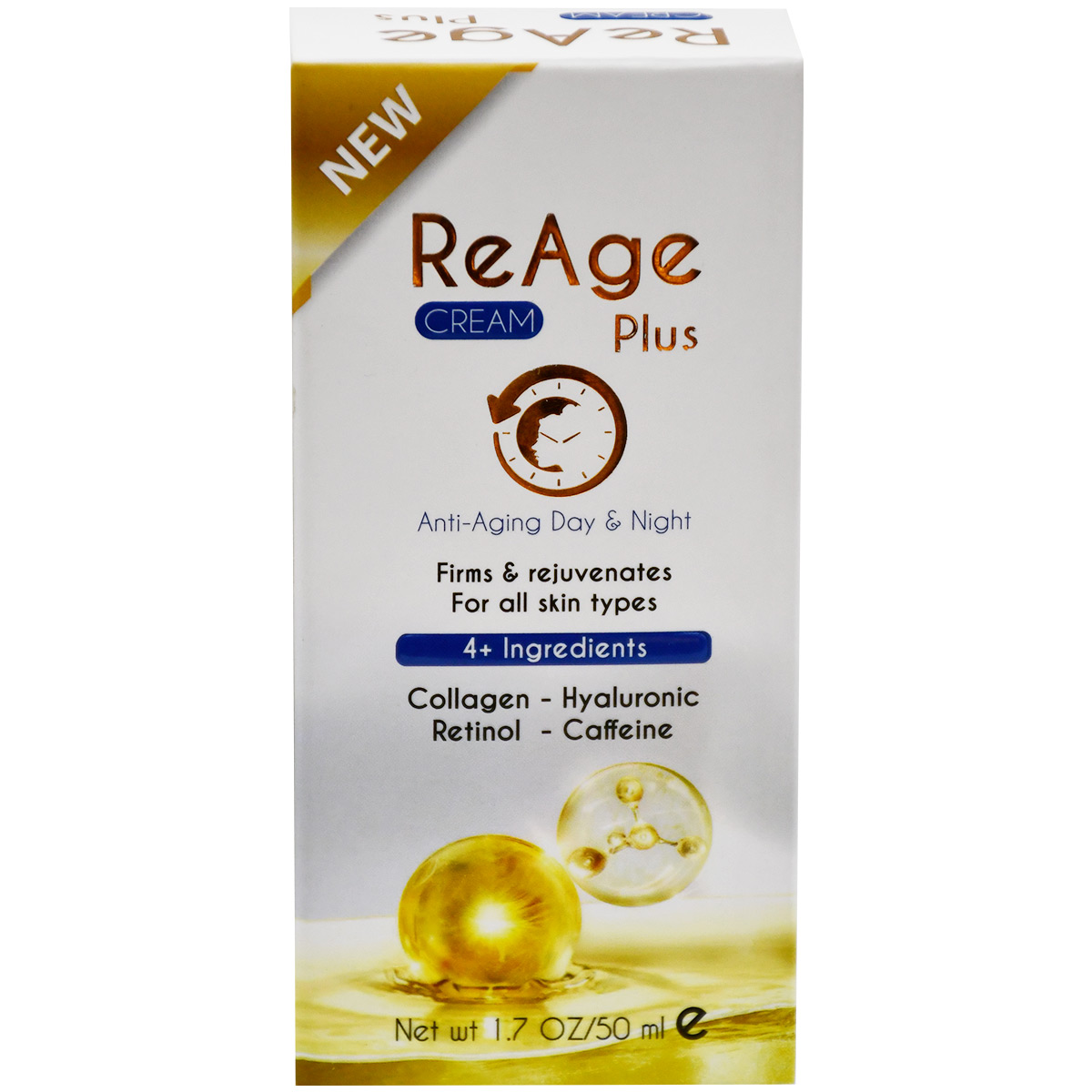 Reage Plus Anti Aging Day and Night Cream 50ml image number 0