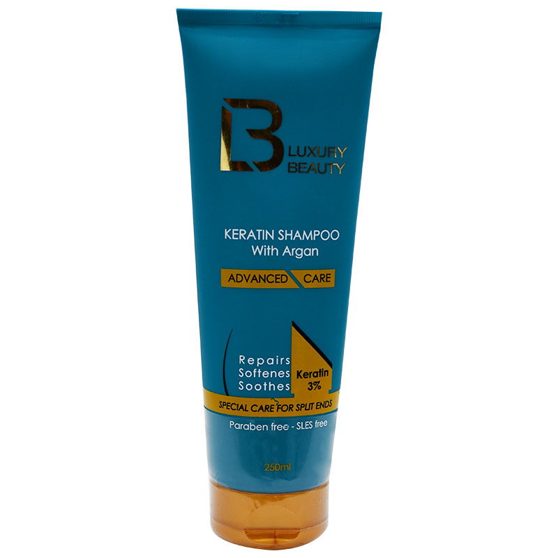 Luxury Beauty Keratin With Argan Shampoo 250ml image number 0