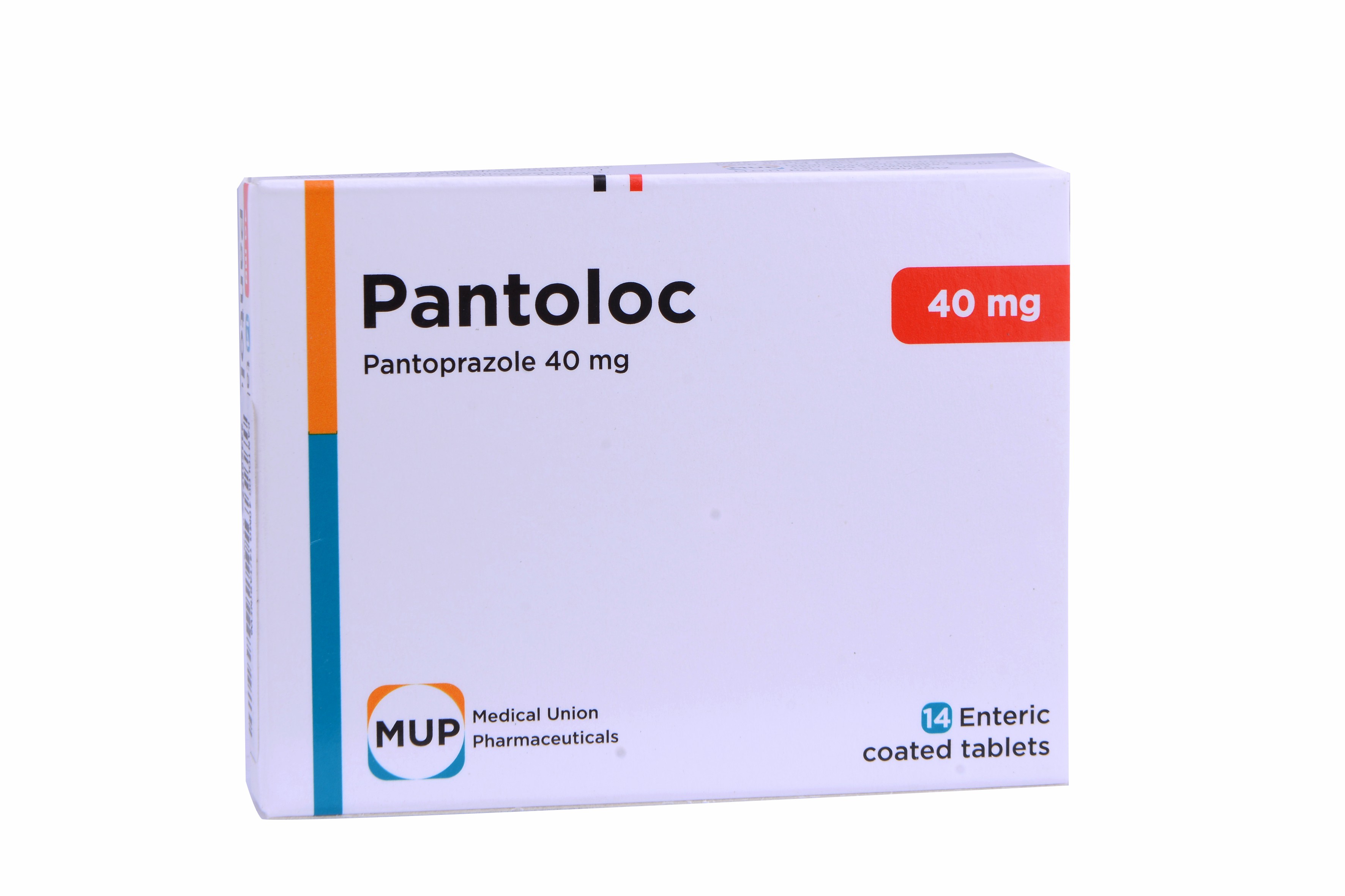 Pantoloc 40mg 14 Tablets image number 0