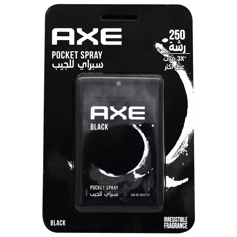 Axe Black Pocket Spray Eau De Toilette 17ml image number 0