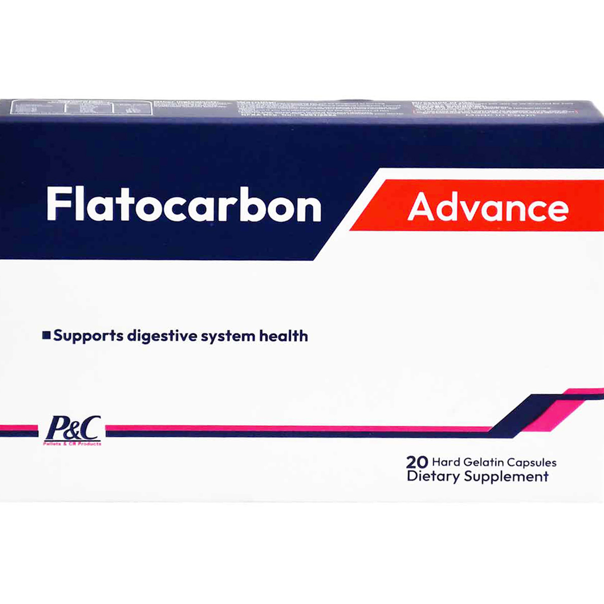 Flatocarbon Advance 20 Hard Gelatin Capsules image number 0
