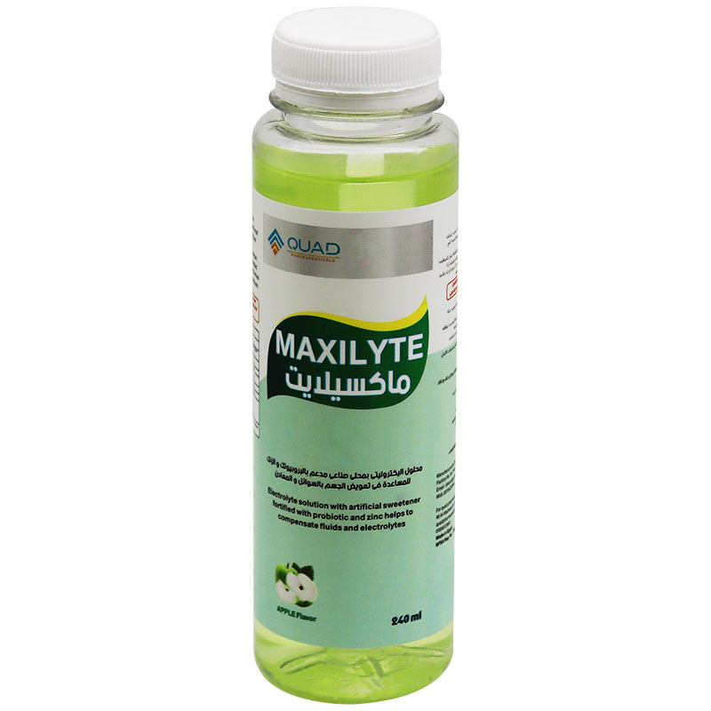 Maxilyte (Apple Flavor) Solution 240ml image number 0