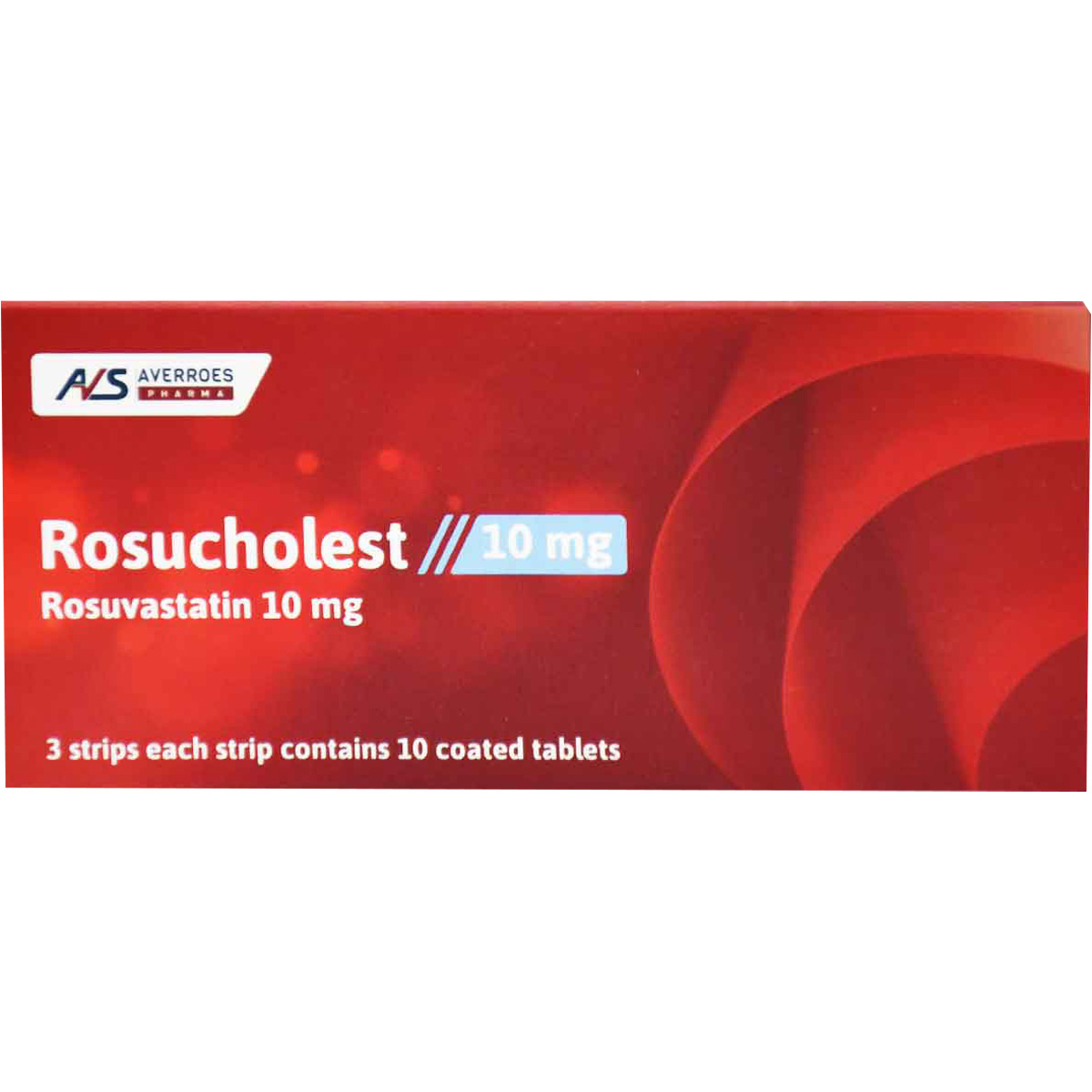 Rosucholest 10mg 30 Film Coated Tablets image number 0