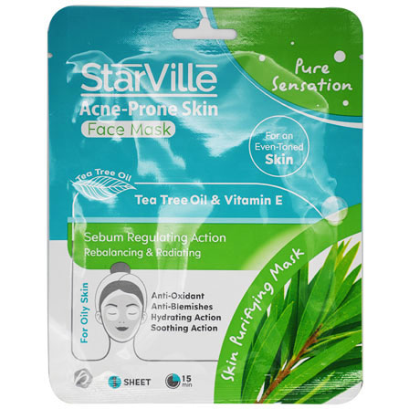 Starville Acne Prone Skine Face Mask 1 Sheet image number 0
