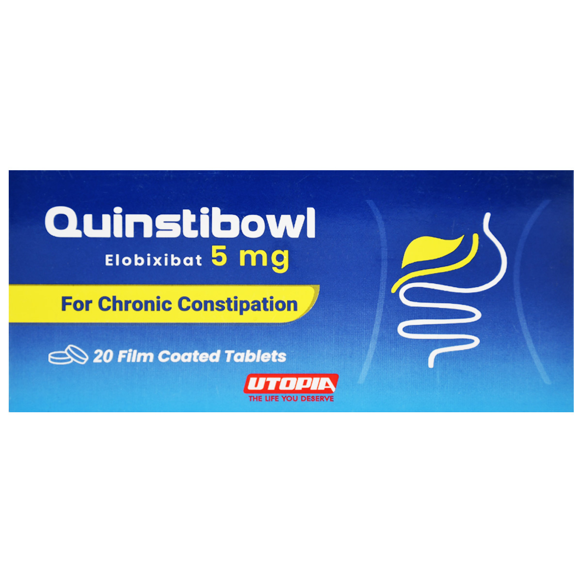 Quinstibowl 5mg 20 Film Coated Tablets image number 0