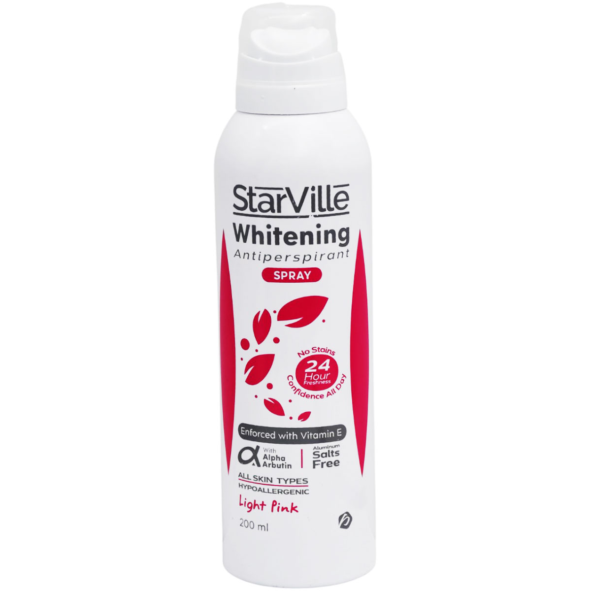 Starville Whitening Light Pink Deodorant Spray For Women 200 ml image number 0