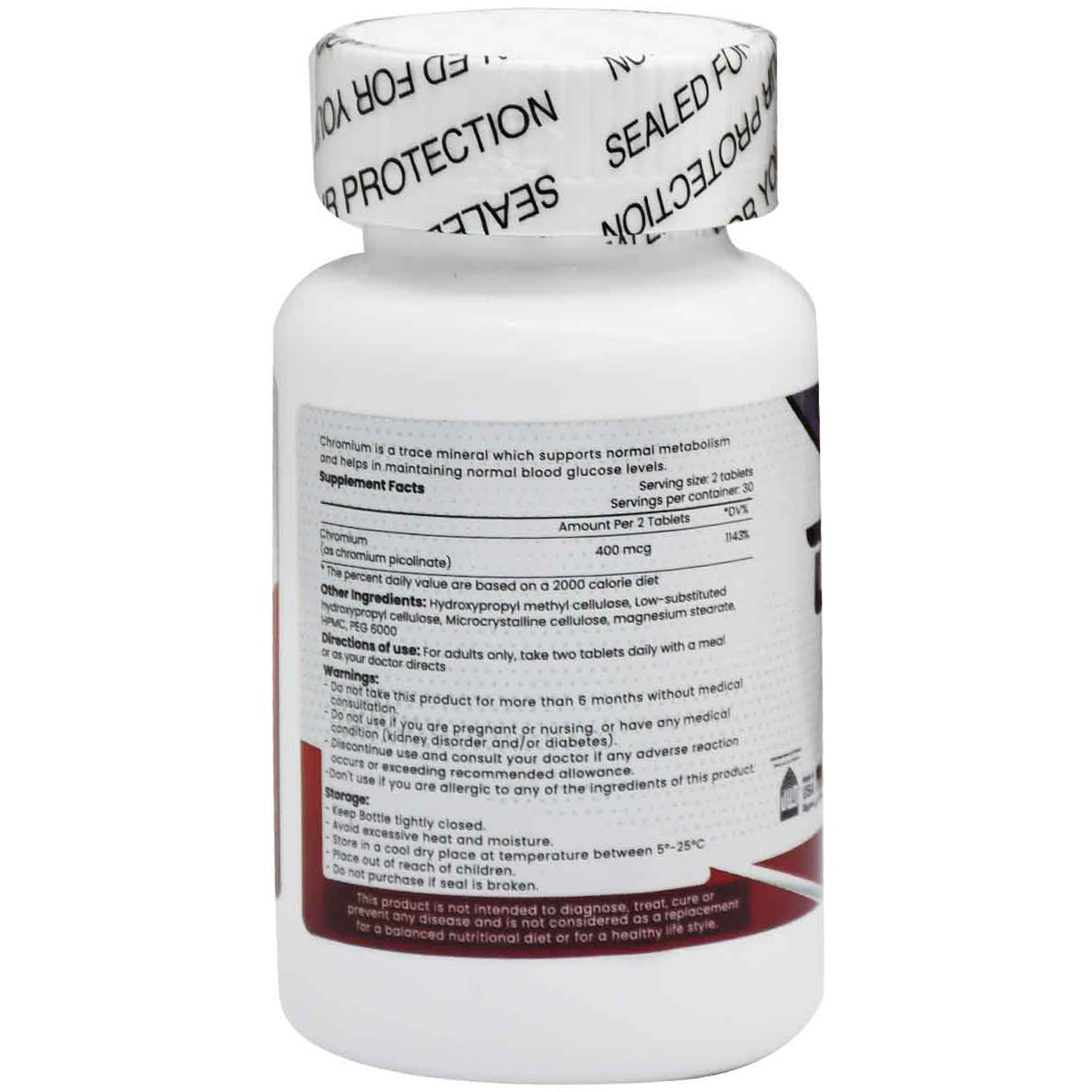 Sofi Life Daily Vit Chromium Picolinate DM 200&mu; 60 Tablets image number 1